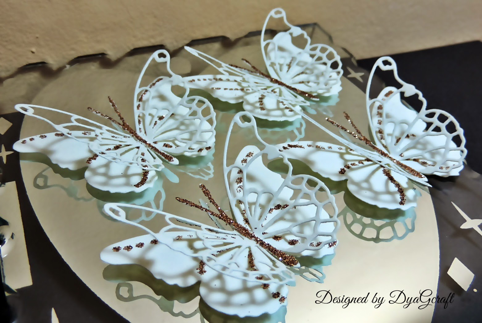 fluturi de nunta ivoire handmade