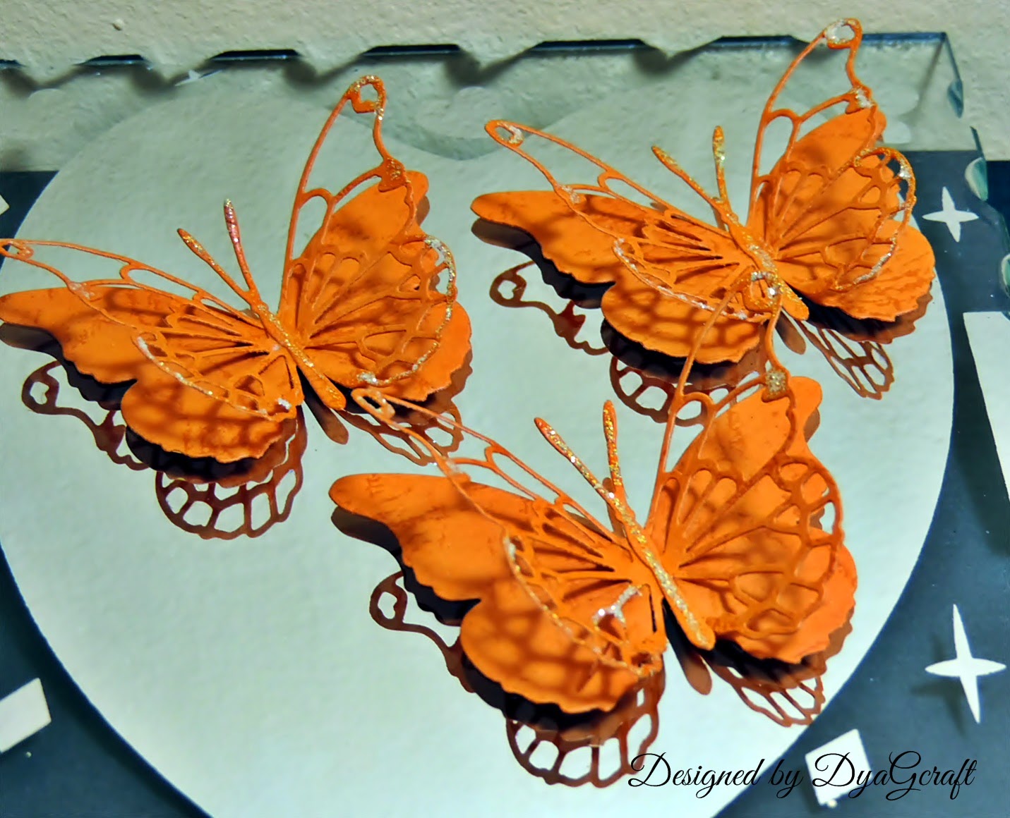 Darla butterfly orange 